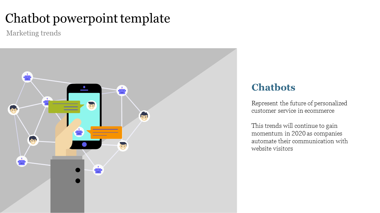 Chatbot PowerPoint Template and Google Slides Presentation